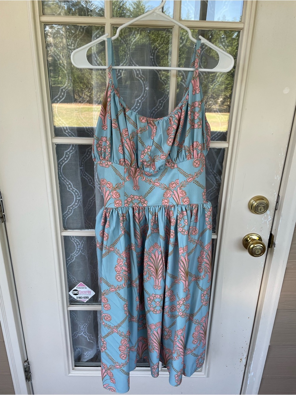 Laura Byrnes Hope Morrison XL Vintage-Inspired Floral Dress POCKETS